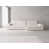 Nevis Ivory Polyester Blend