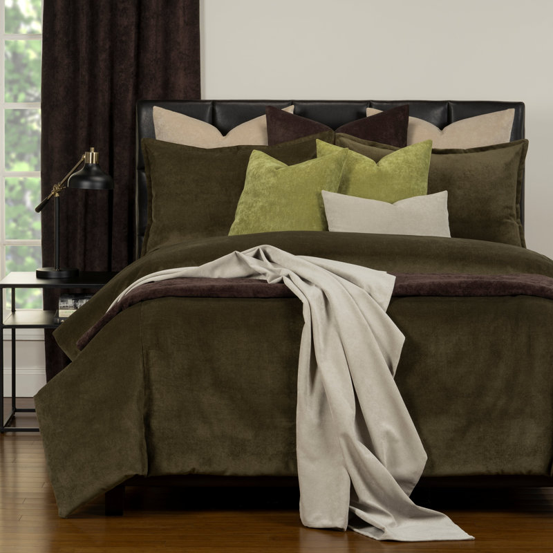 Ensemble de velours mat avec housse de couette et ensemble d'inserts par Siscovers, Ciboulette