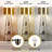Akram 60.62'' Gold/White Column Floor Lamp