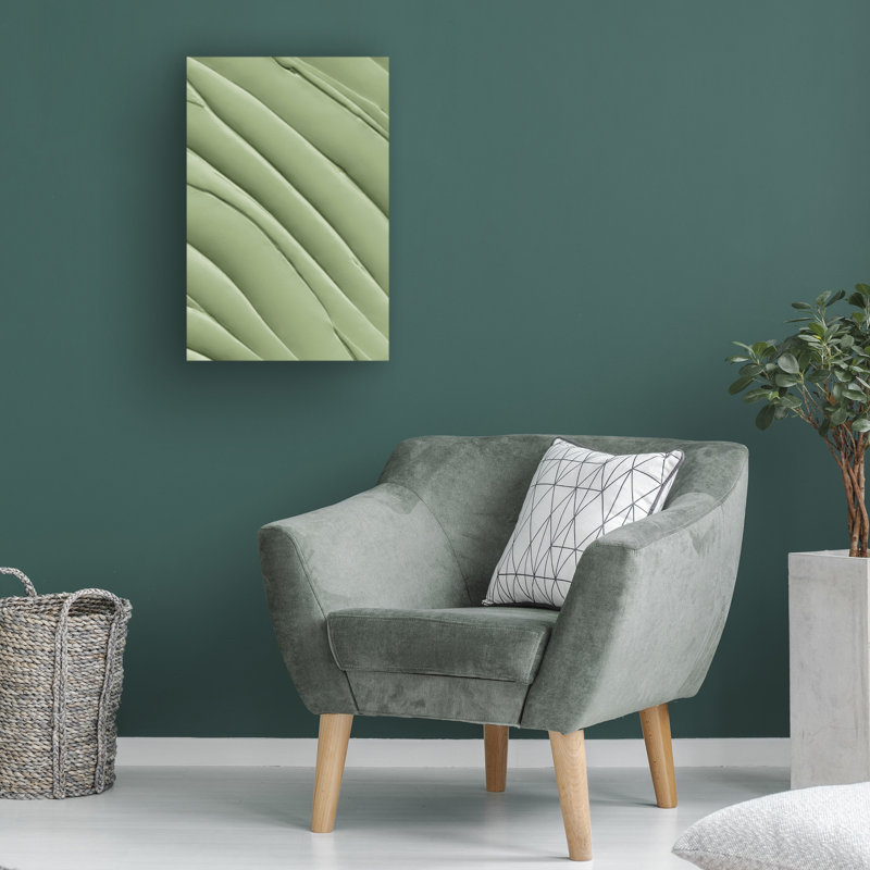 Art sur toile, feuilles de sauge bolognaise Incado, H 19 po x l 12 po