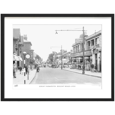 Great Yarmouth, Regent Road C1955 by Francis Frith - Single Picture Frame Print