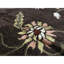 Tapis brun de haute qualité noué à la main