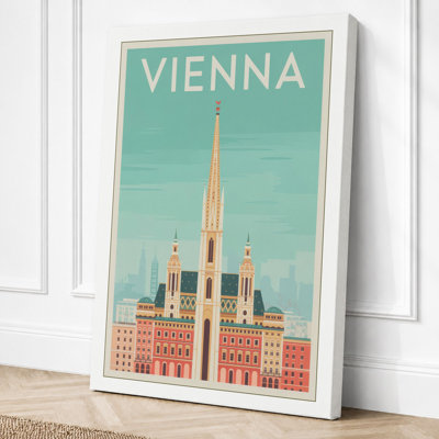 Postcard From Vienna Vintage - Print