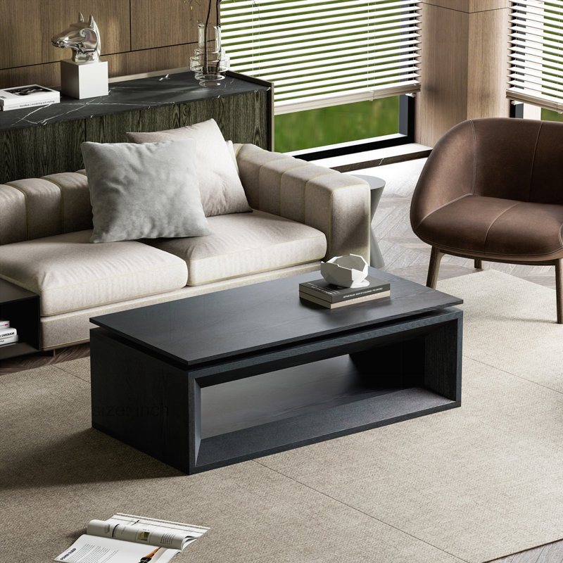 Table basse Modern Farmhouse, Noir