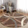 Devonshire Abstract Brown/Gray/Cream Area Rug