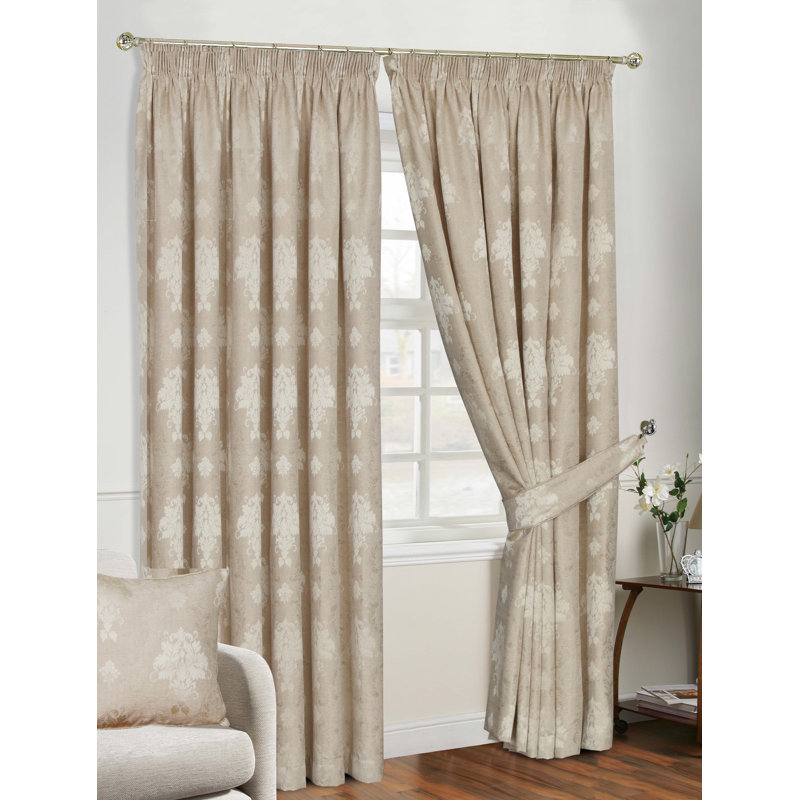 Bonita Room Darkening Pair, 168 W x 228 D cm, Beige