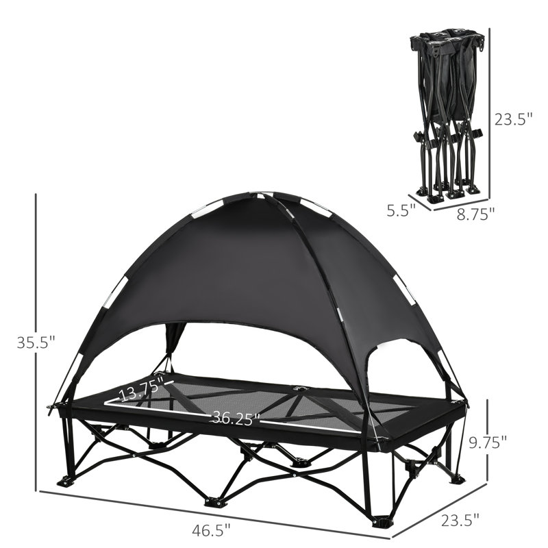 Lavardens Polyester Pet Bed, Black