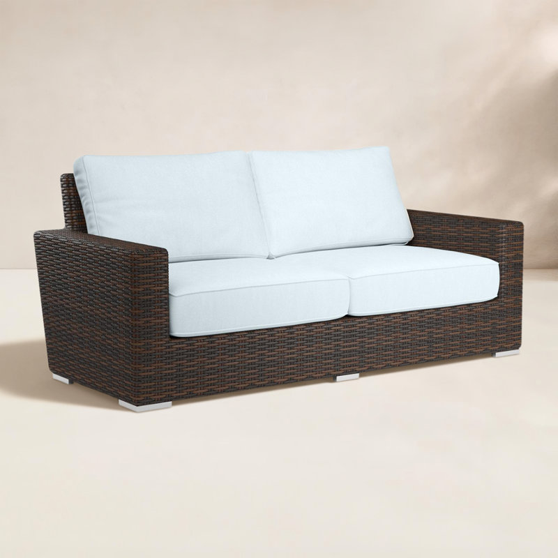 Parris Loveseat with Sunbrella® Cushions, Canvas Skyline Sunbrella®