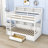 Gurleen Twin Over Twin Bunk Bed with Built-In Ladder-1374802784