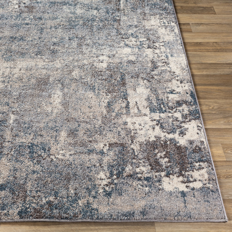 Kohut Abstract Indoor Rug, Round 6'7"