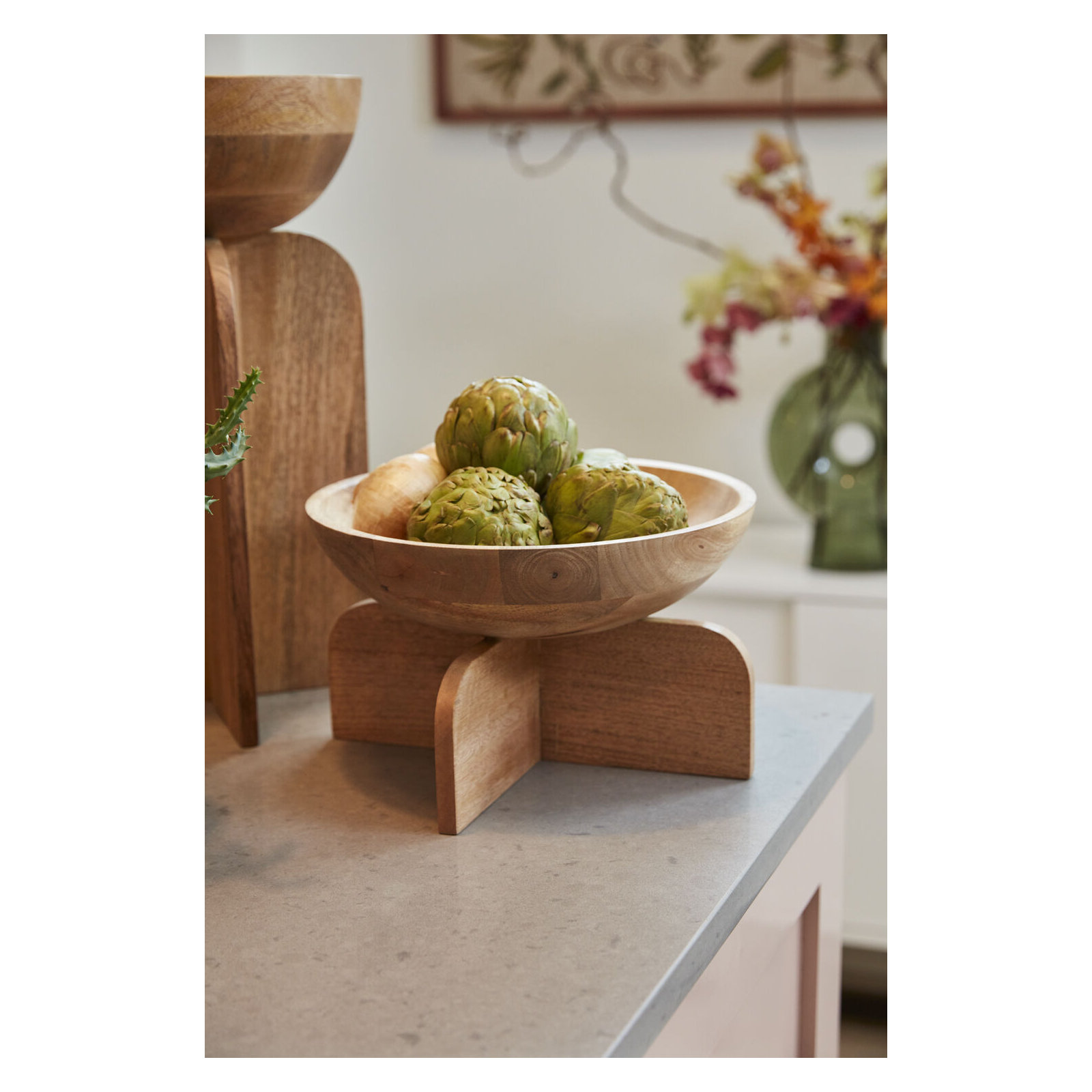 Asherville Wood Serving Bowl