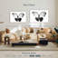 Brampt papillon noir et blanc-107696302