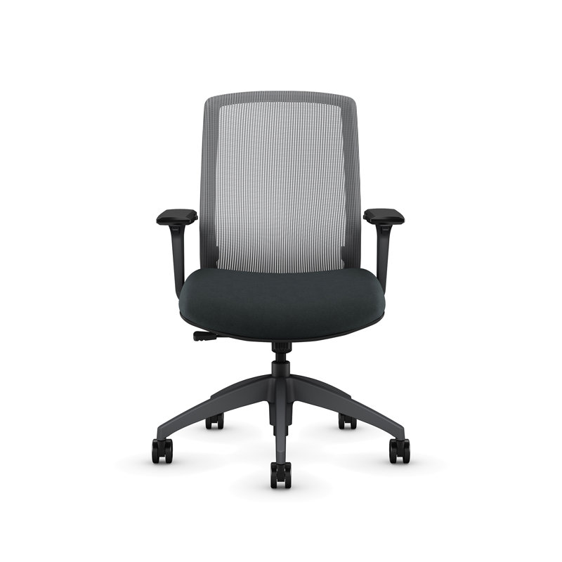 Neo Lite Ergonomic Synchro Tilt Task Chair from 9to5 Seating, Gray, Gray