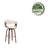 Keisha Swivel Fabric Mid-Century Stool-1274460726-1274460722