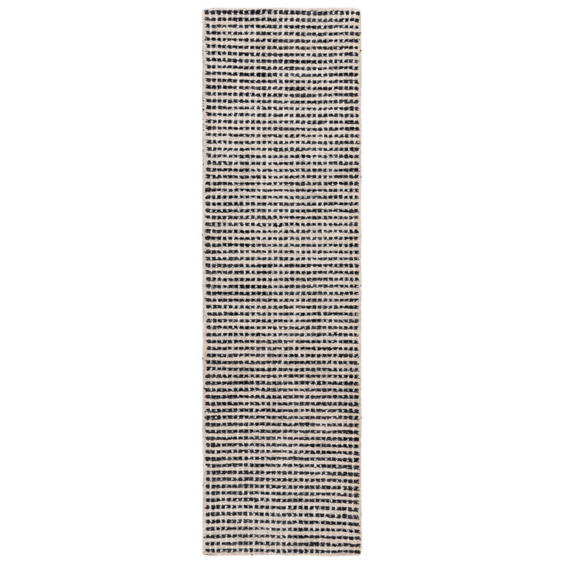 Jennaca Hand Tufted Wool Striped Rug, Square 6'