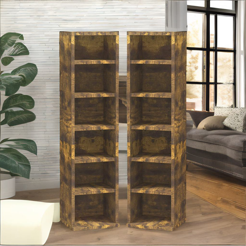 Anbria 115cm H x 30cm W Bookcase