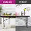 Ridgevale Metal Folding Outdoor Camping Table , 180cm cm W 60cm cm D