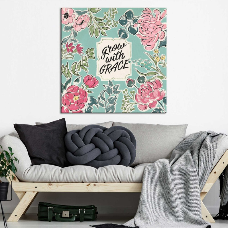 «Live in Bloom IV» par Janelle Penner - impression sur toile, H 20 po x l 20 po, Ne s’applique pas