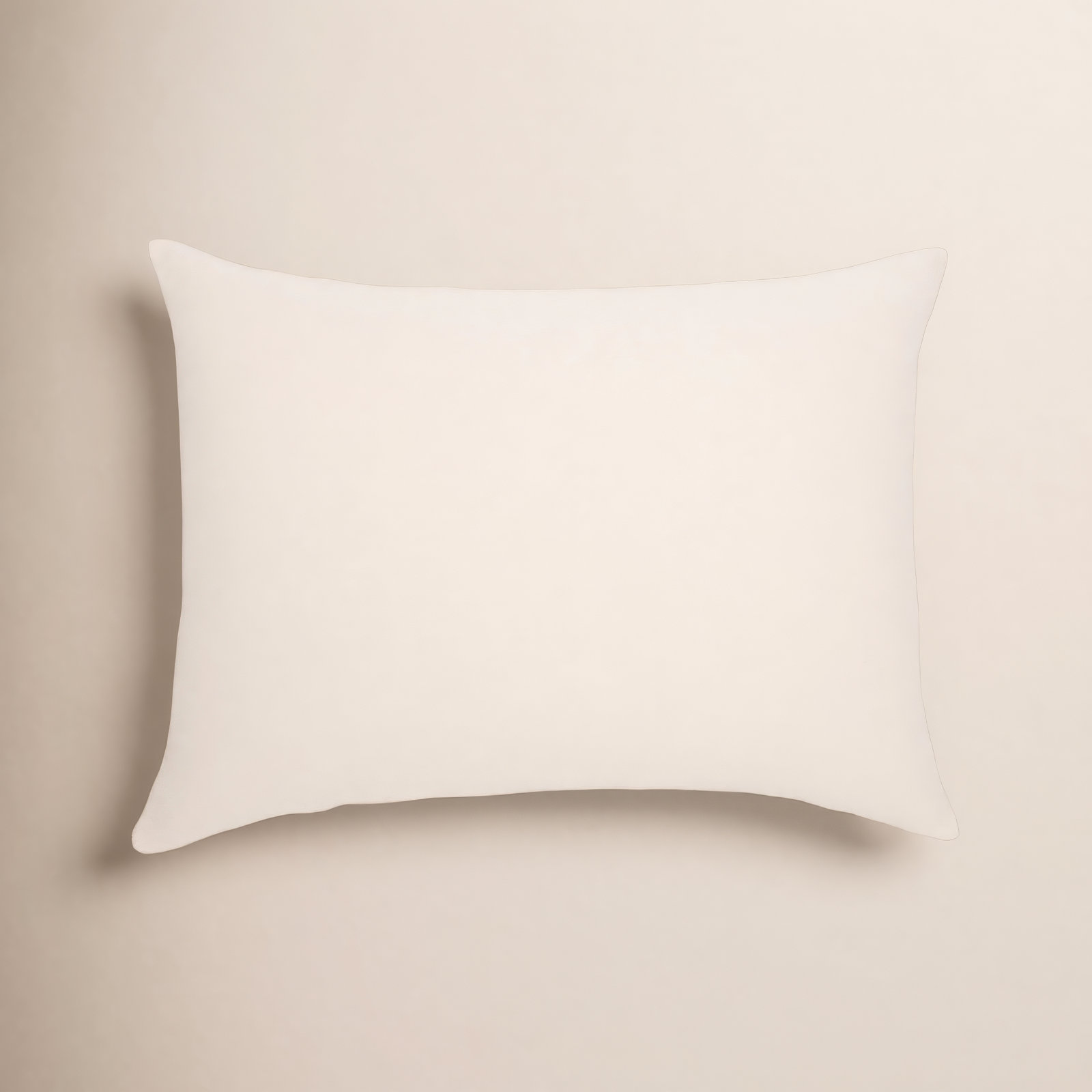 Mandy Cotton Throw Pillow, Ivory