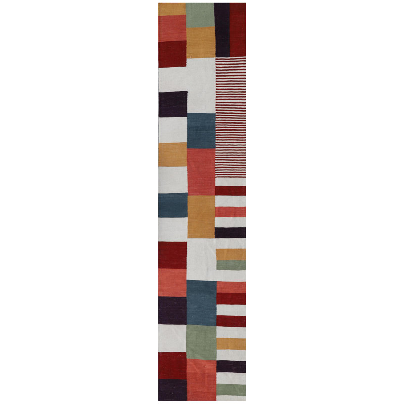 Heverlee Wool Hand Woven 78cm X 339cm Area Rug