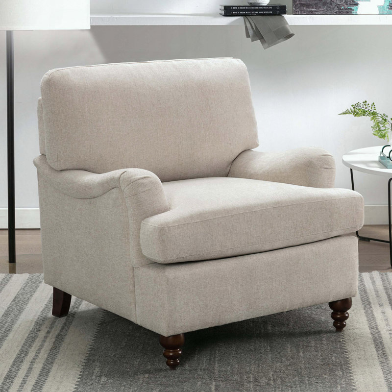 Fauteuil Candor, Beige clair