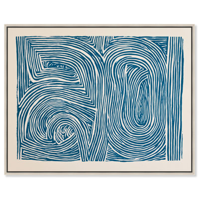 Maze Loop I Canvas Print Boho Art by Art Remedy