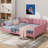Daybed Enveloped In Fabric Upholstery-358264503-358264500