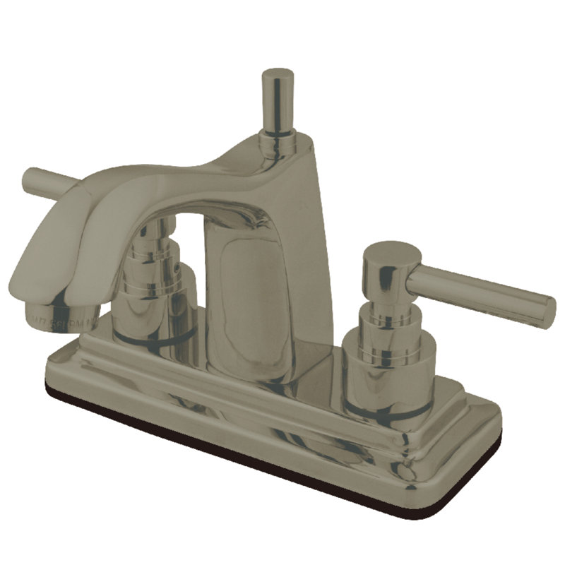 Elinvar Centerset Bathroom Faucet with Pop-Up Drain, Brushed Nickel