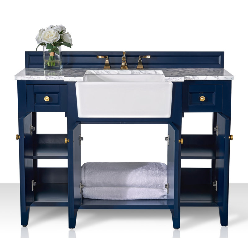 Adeline 48'' W Single Vanity, Navy
