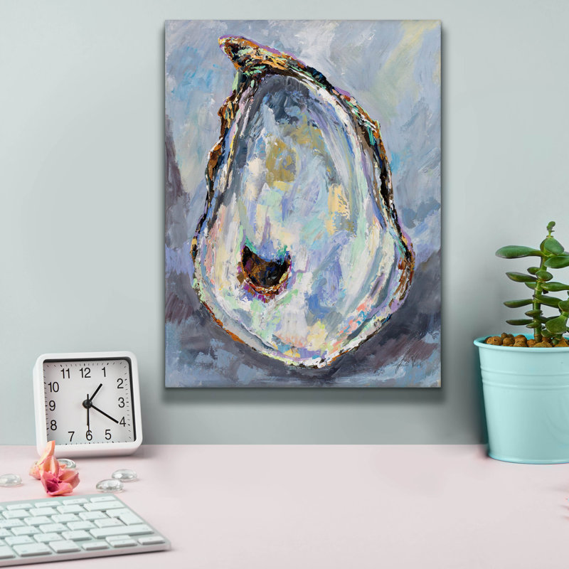 Toile épique Graffiti «Gray Oyster» par Jeanette Vertentes, 26 po x 34 po, H 16 po x l 12 po x P 0,75 po