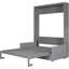 Queen Size Bed Grey - Functional With Storage And Integration For Queen, Multifunctional Storage, Maximize Space Efficiency In Small Apartments-121098441