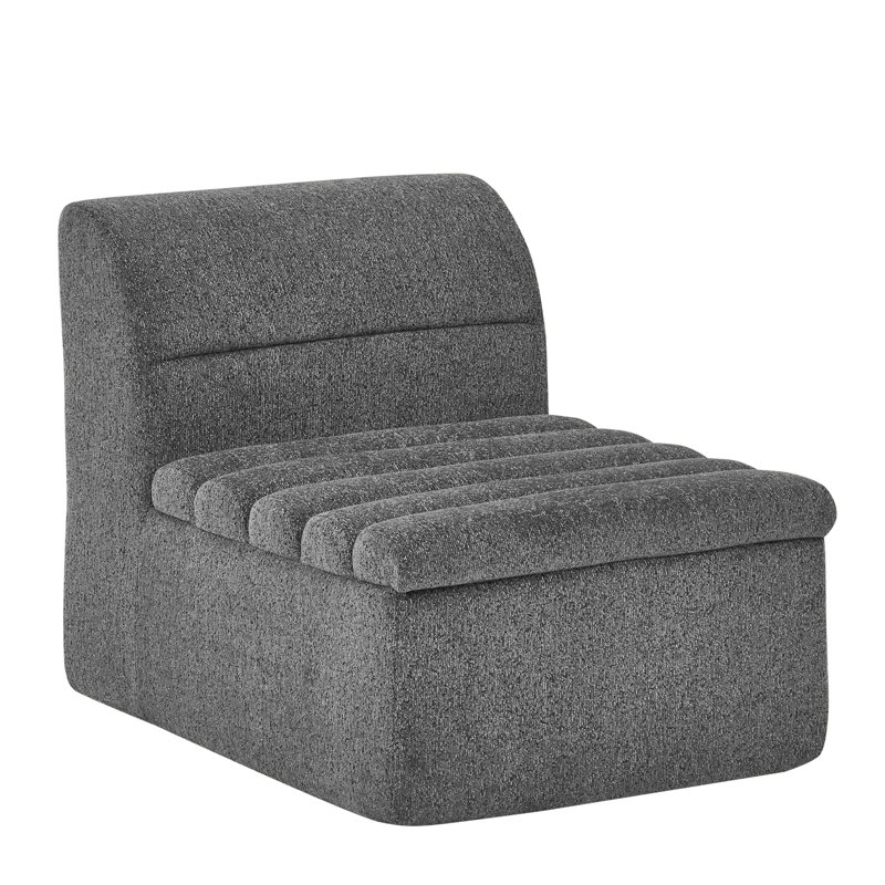 Le siège simple pour canapé modulaire, Gris foncé