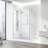 Monteray 48" W x 32" D x 79" H Hinged Frameless Shower Enclosure with 3/8  Clear Glass & Base-1730671748-1730671747