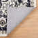 Machine Washable Non-Slip Oriental Black/Beige/Gray Area Rug
