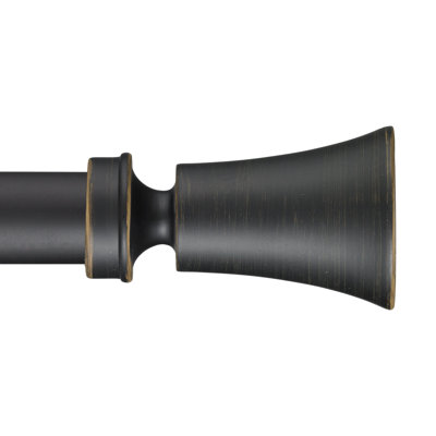 Fusco 1.13'' Single Curtain Rod