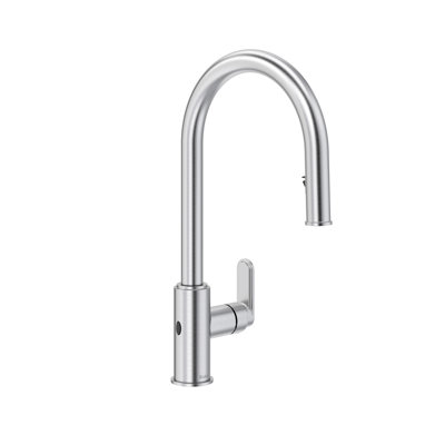 Arca Pull-Down Touchless Kitchen Faucet With C-Spout