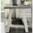 Weathered Gray And Beige End Table For Home Decor Top With Gray Hue-955192904-955192912
