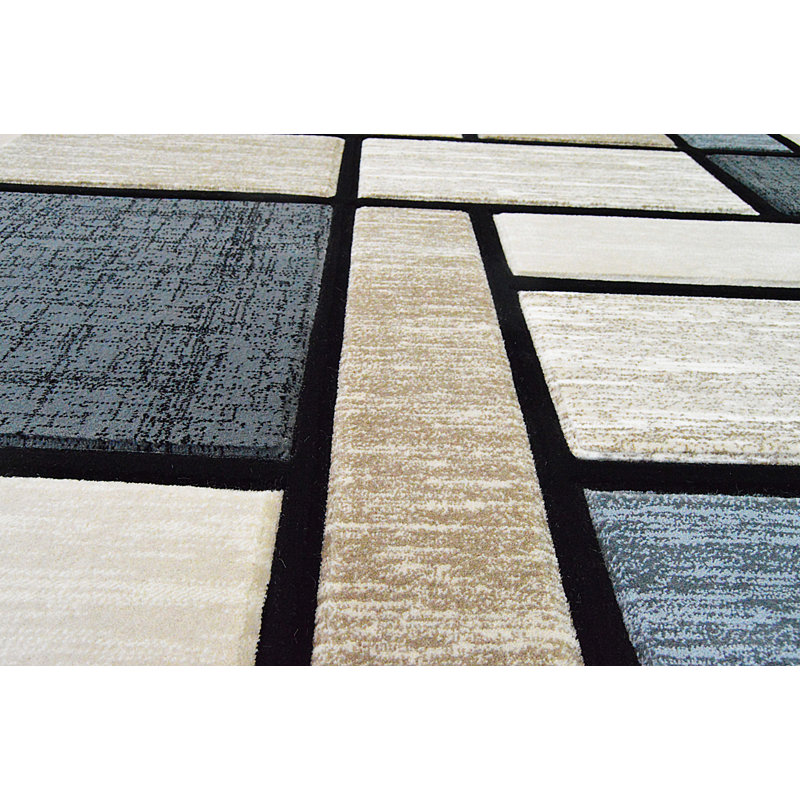Marmolejo Performance Abstract Indoor Rug, Runner 2'2" x 7'4"