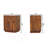 Solid Wood Curved Ribbed Bedside With Drawer,Brown,1-Door-1823286603