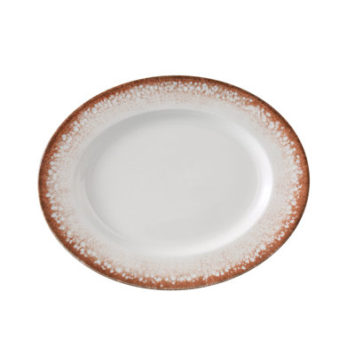 Assiette ovale en porcelaine de Lyndonville