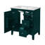 30'' Single Bathroom Vanity With Ceramic Top-567460813