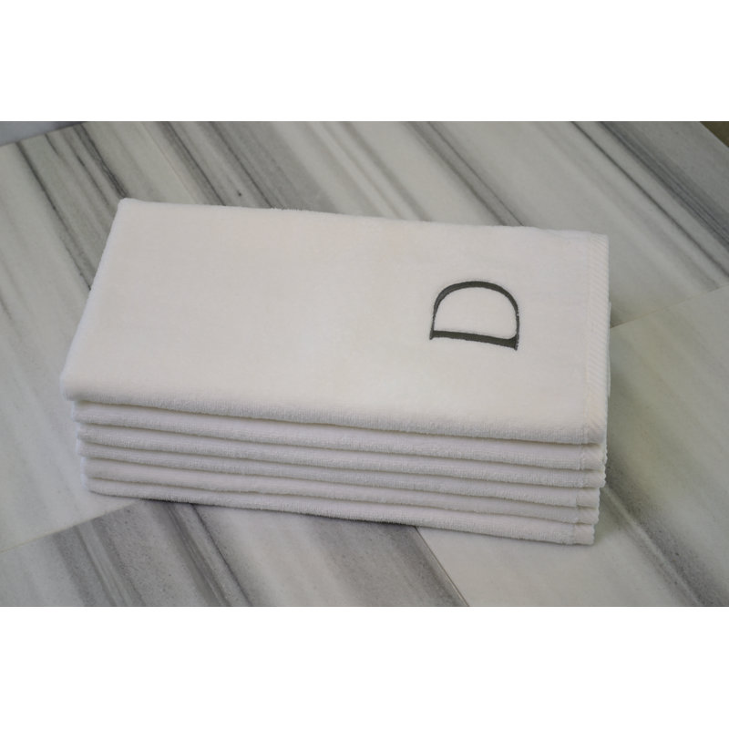 Bohanon Monogram Turkish Cotton Hand Towel, D