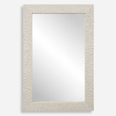 Orren Ellis Tigard Ivory Stone Mirror