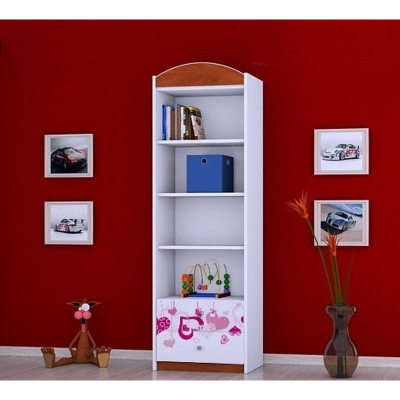 Makayla 183cm H X 60cm W Kids Cube, Brown