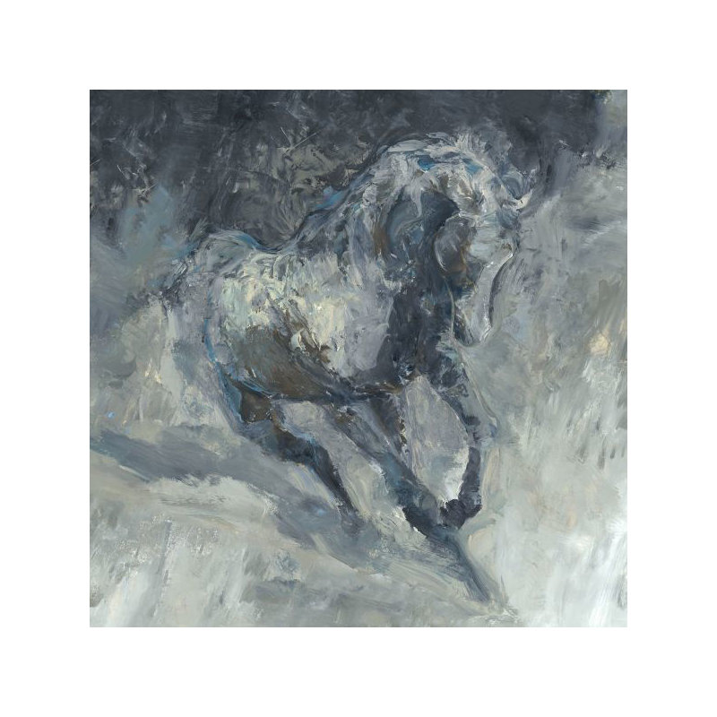 Carried Away Painting by D’Alessandro Léon, 36" H x 36" W, Knife Gel