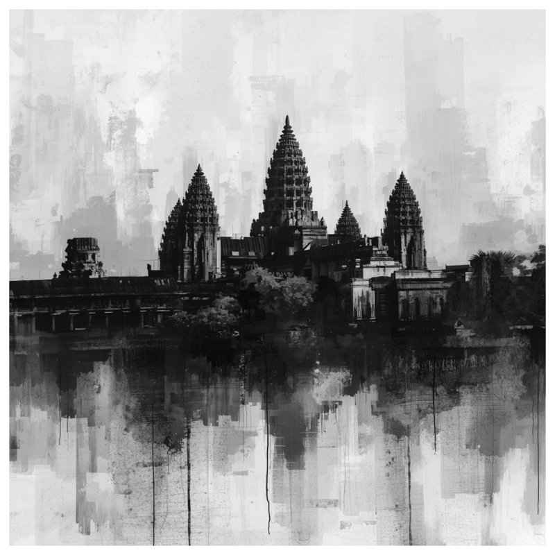 Tapis de bain Angkor Wat, L 24 po x L 17 po