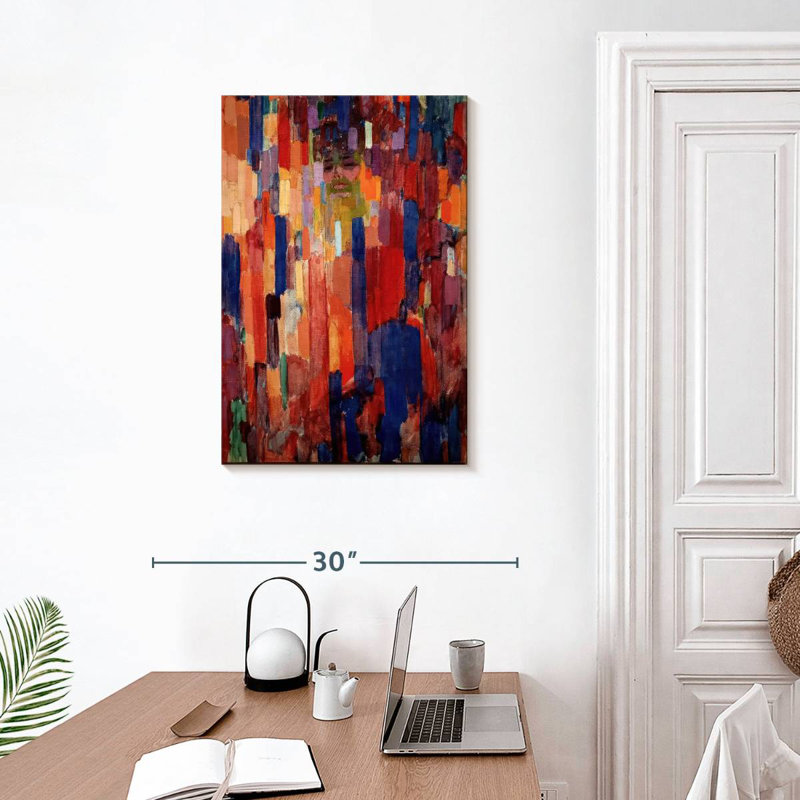 Leisha Madame Kupka Between Verticals, 30" H x 20" W