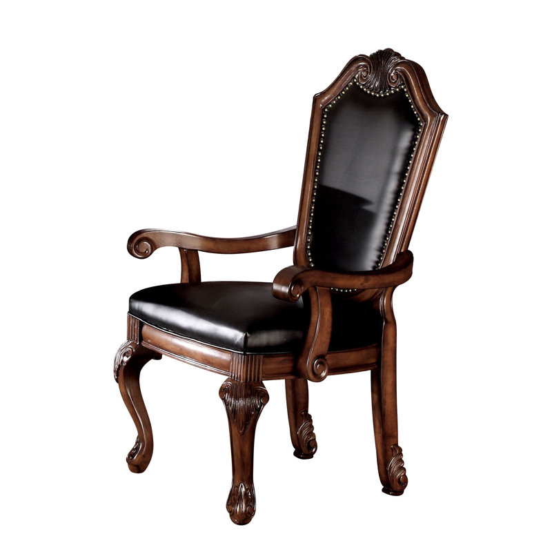 Chaise avec accoudoirs en cerise Preesall