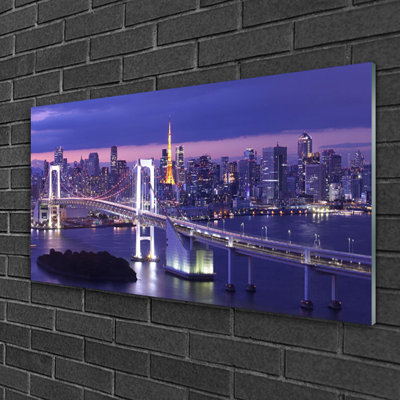 Bridge City - Unframed Photograph on Glass