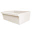 Fireclay Quatro Alcove 36" x 20" Reversible Sink with 2 ½" Lip and 2" Lip on the Opposite Side-78715323